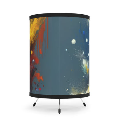 Decisive Mental Action Tripod Lamp with High-Res Printed Shade, US\CA plug - ATUH.ART