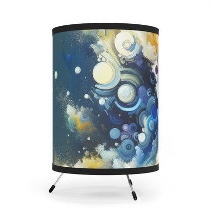 Decisive Mental Action Tripod Lamp with High-Res Printed Shade, US\CA plug - ATUH.ART