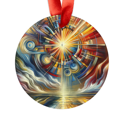 Declaration Movement Transformation Acrylic Ornament with Ribbon - ATUH.ART