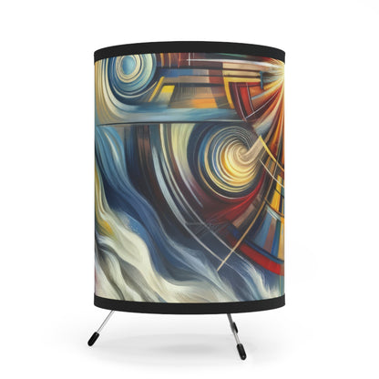 Declaration Movement Transformation Tripod Lamp with High-Res Printed Shade, US\CA plug - ATUH.ART