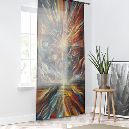 Declaration Movement Transformation Window Curtain - ATUH.ART