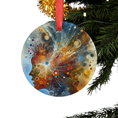 Desire Visualization Tachism Acrylic Ornament with Ribbon - ATUH.ART