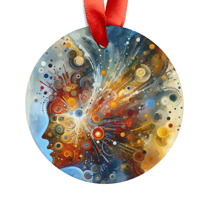 Desire Visualization Tachism Acrylic Ornament with Ribbon - ATUH.ART