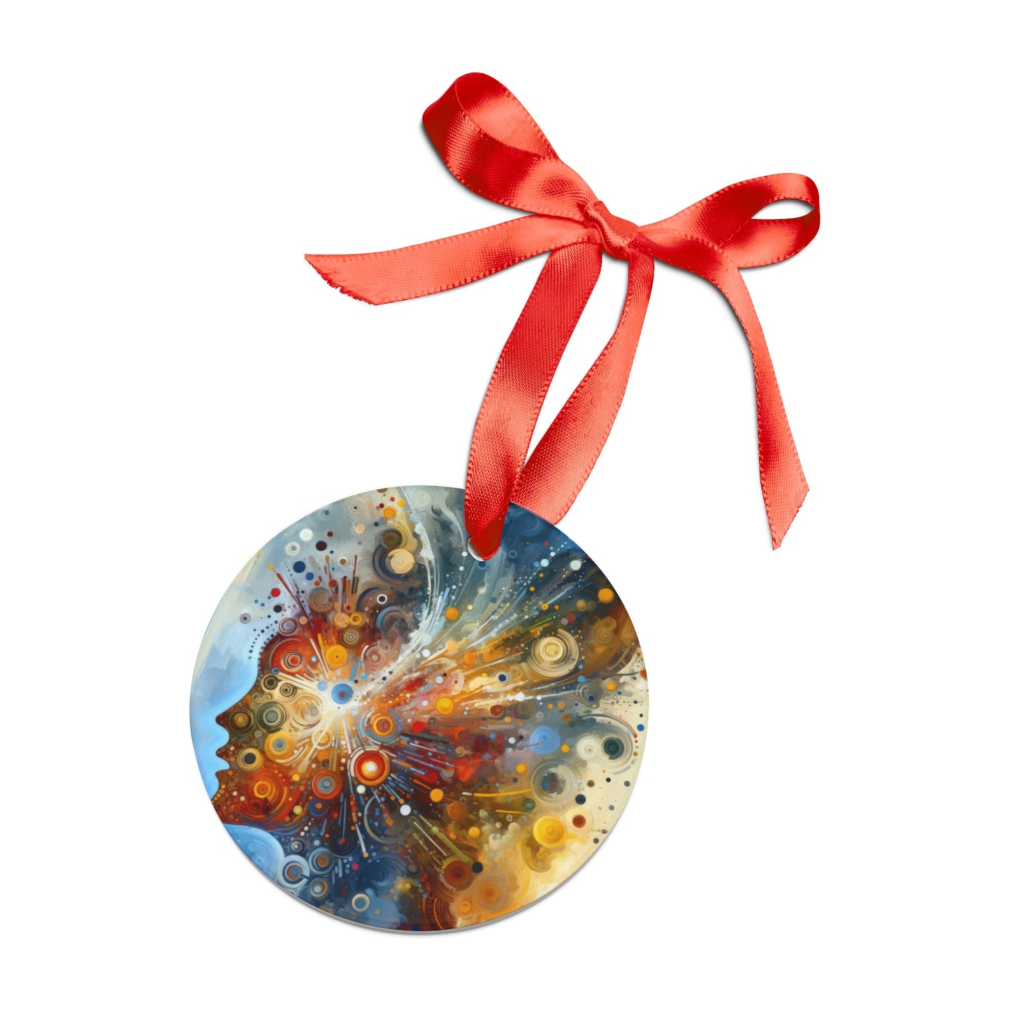 Desire Visualization Tachism Acrylic Ornament with Ribbon - ATUH.ART