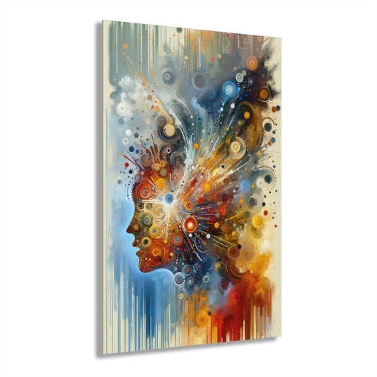 Desire Visualization Tachism Acrylic Prints (French Cleat Hanging) - ATUH.ART