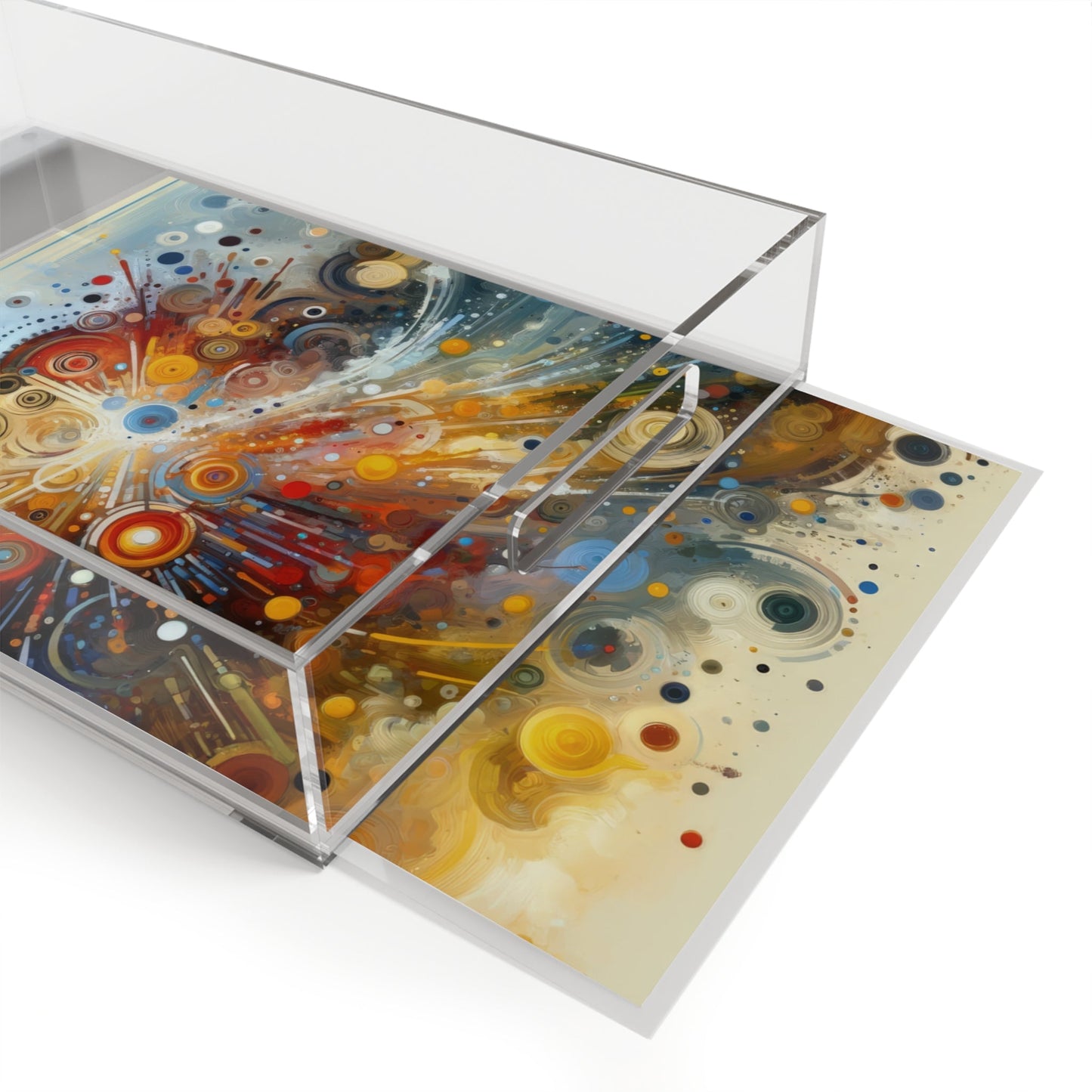 Desire Visualization Tachism Acrylic Serving Tray - ATUH.ART