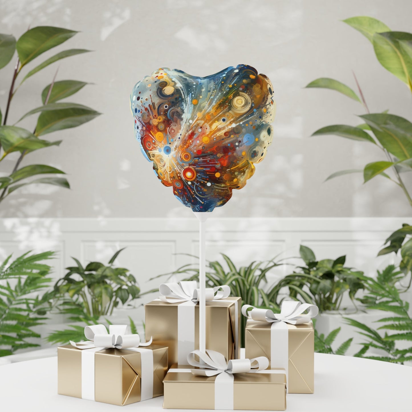 Desire Visualization Tachism Balloon (Round and Heart-shaped), 11" - ATUH.ART