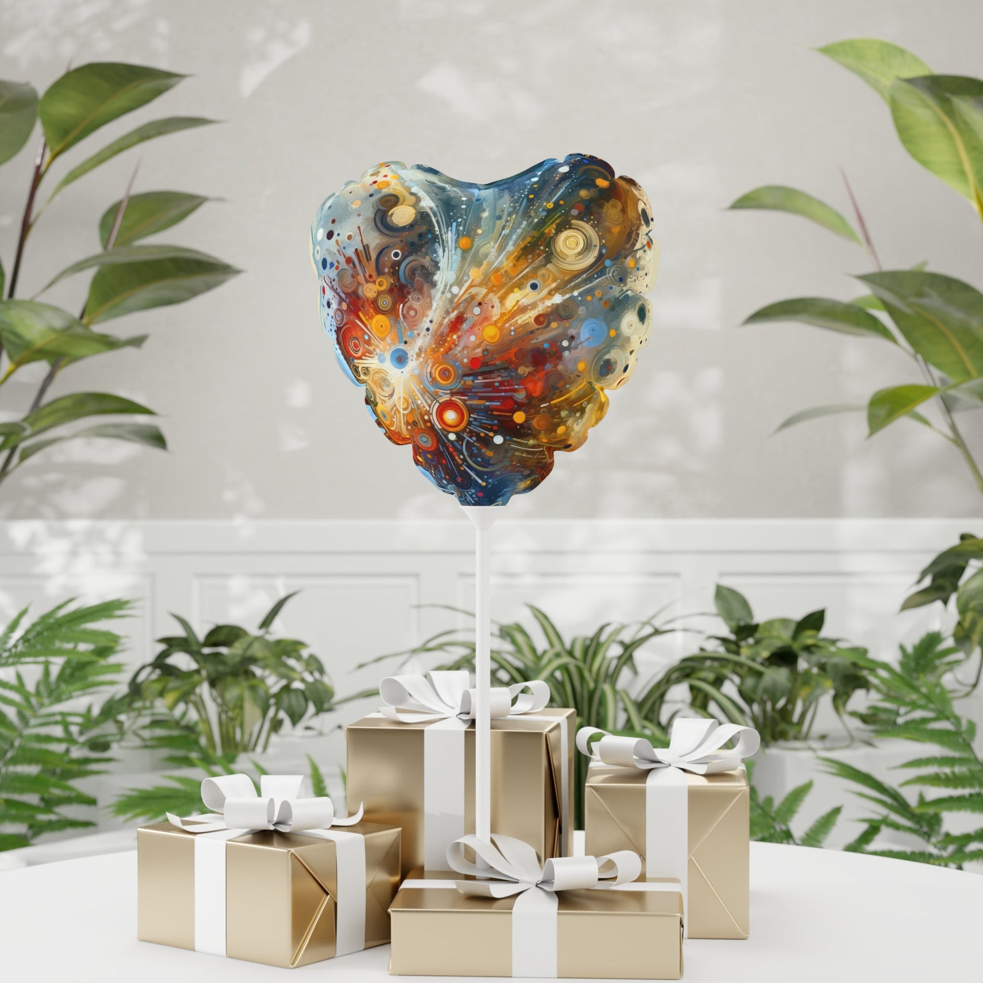 Desire Visualization Tachism Balloon (Round and Heart-shaped), 11" - ATUH.ART