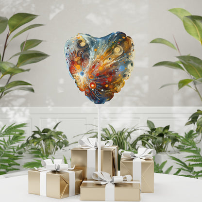 Desire Visualization Tachism Balloon (Round and Heart-shaped), 11" - ATUH.ART