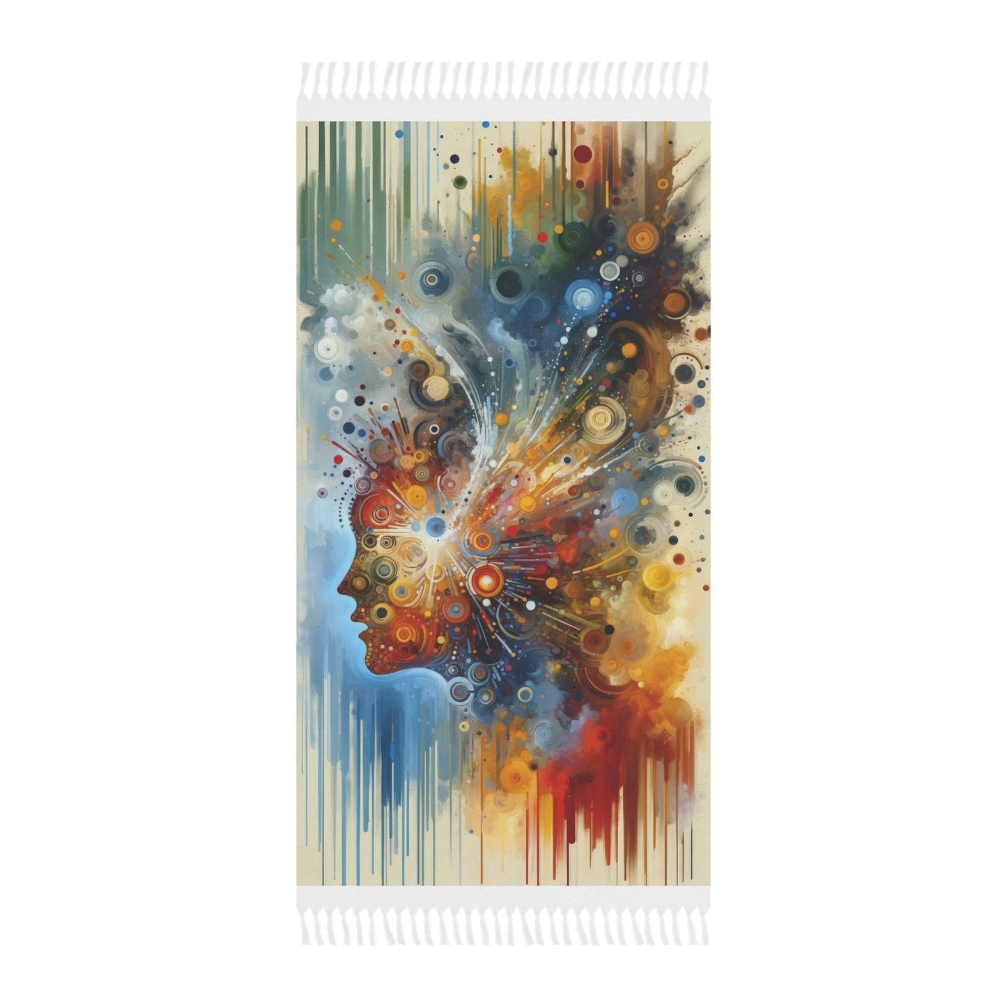 Desire Visualization Tachism Boho Beach Cloth - ATUH.ART