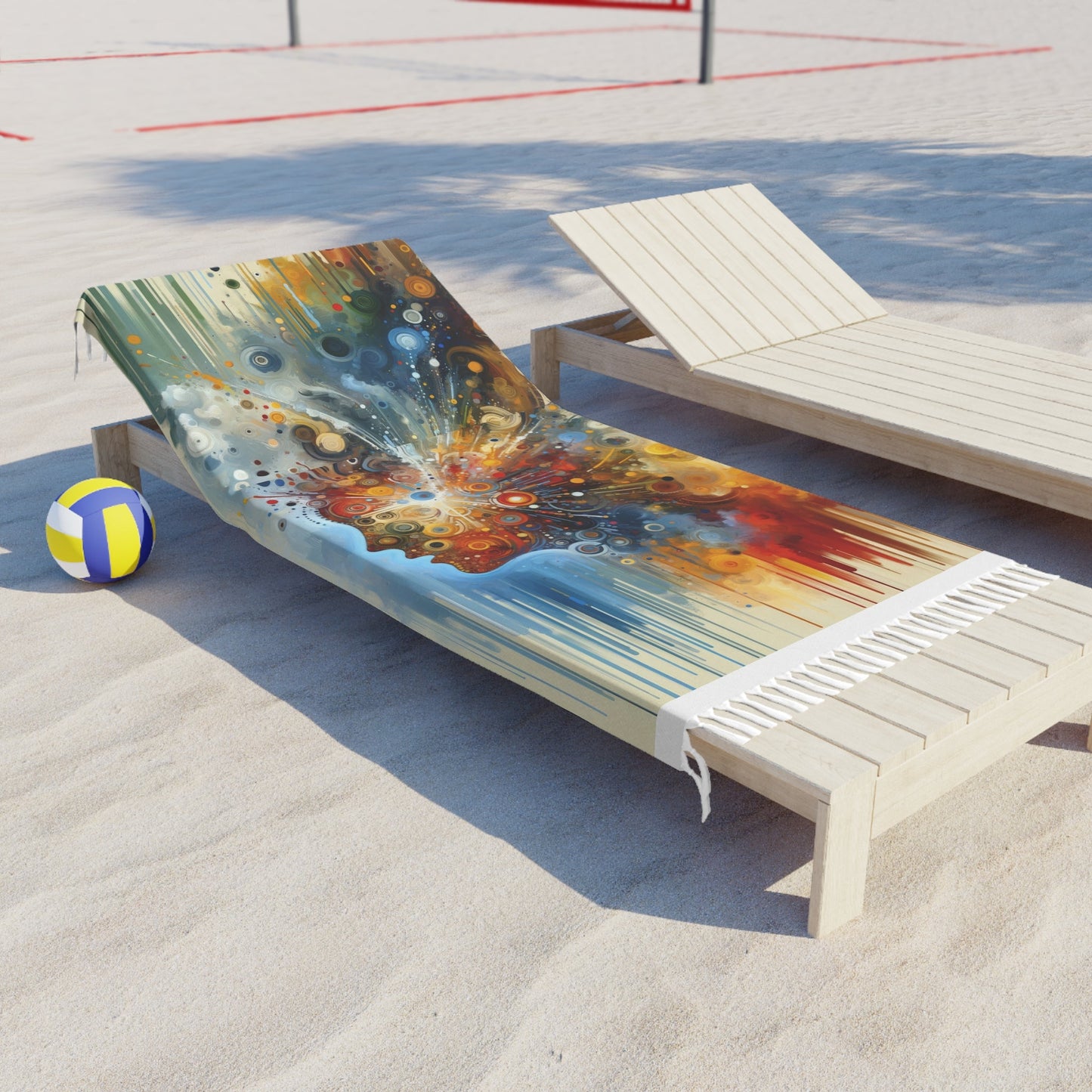 Desire Visualization Tachism Boho Beach Cloth - ATUH.ART