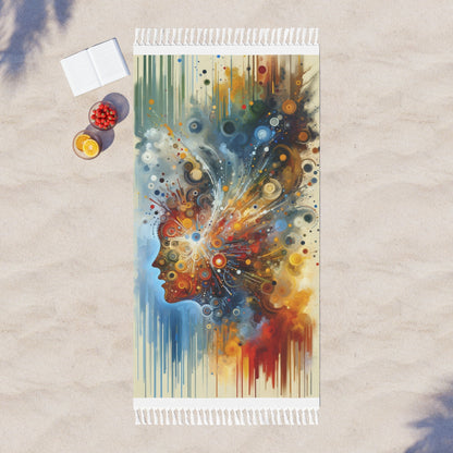 Desire Visualization Tachism Boho Beach Cloth - ATUH.ART