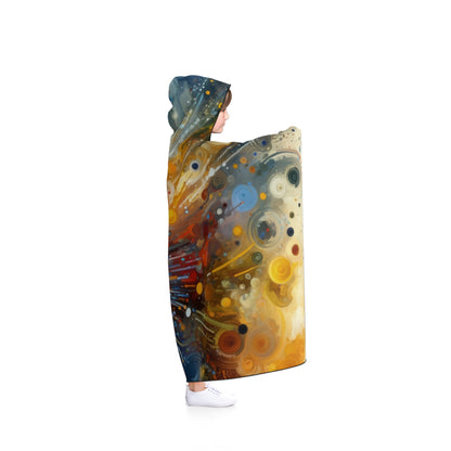 Desire Visualization Tachism Hooded Blanket - ATUH.ART