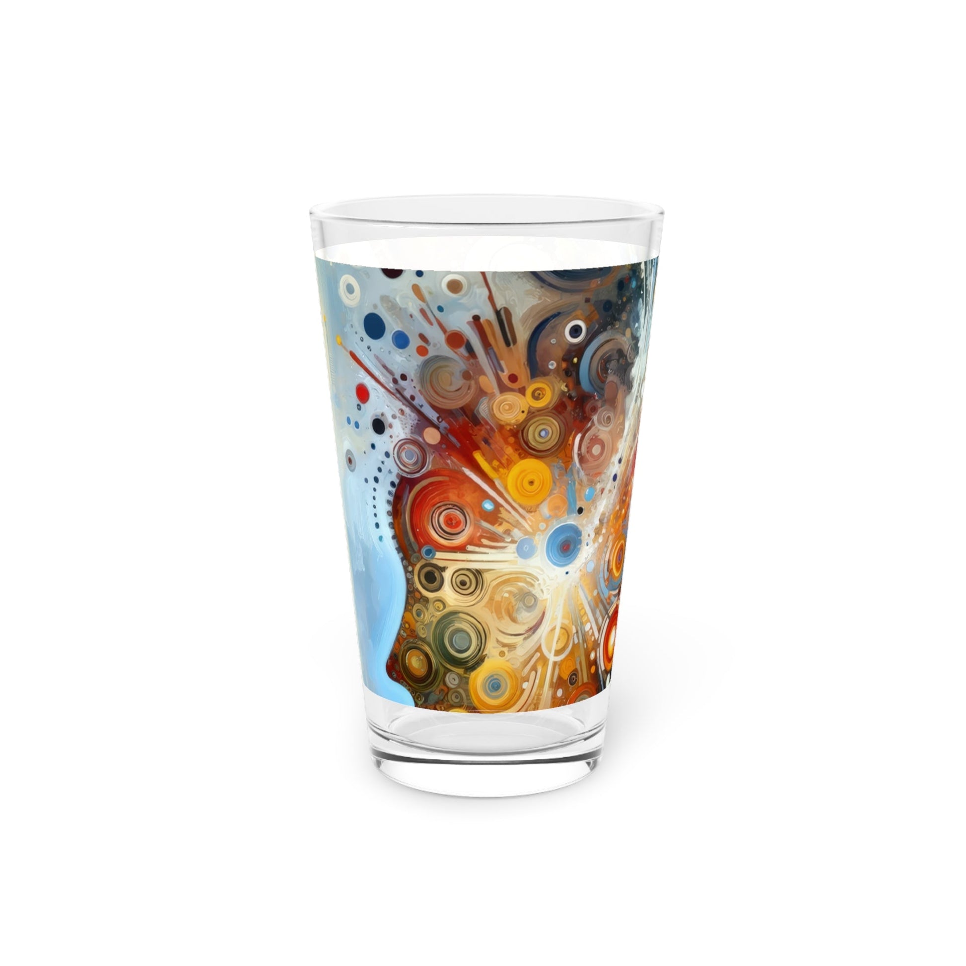 Desire Visualization Tachism Pint Glass, 16oz - ATUH.ART