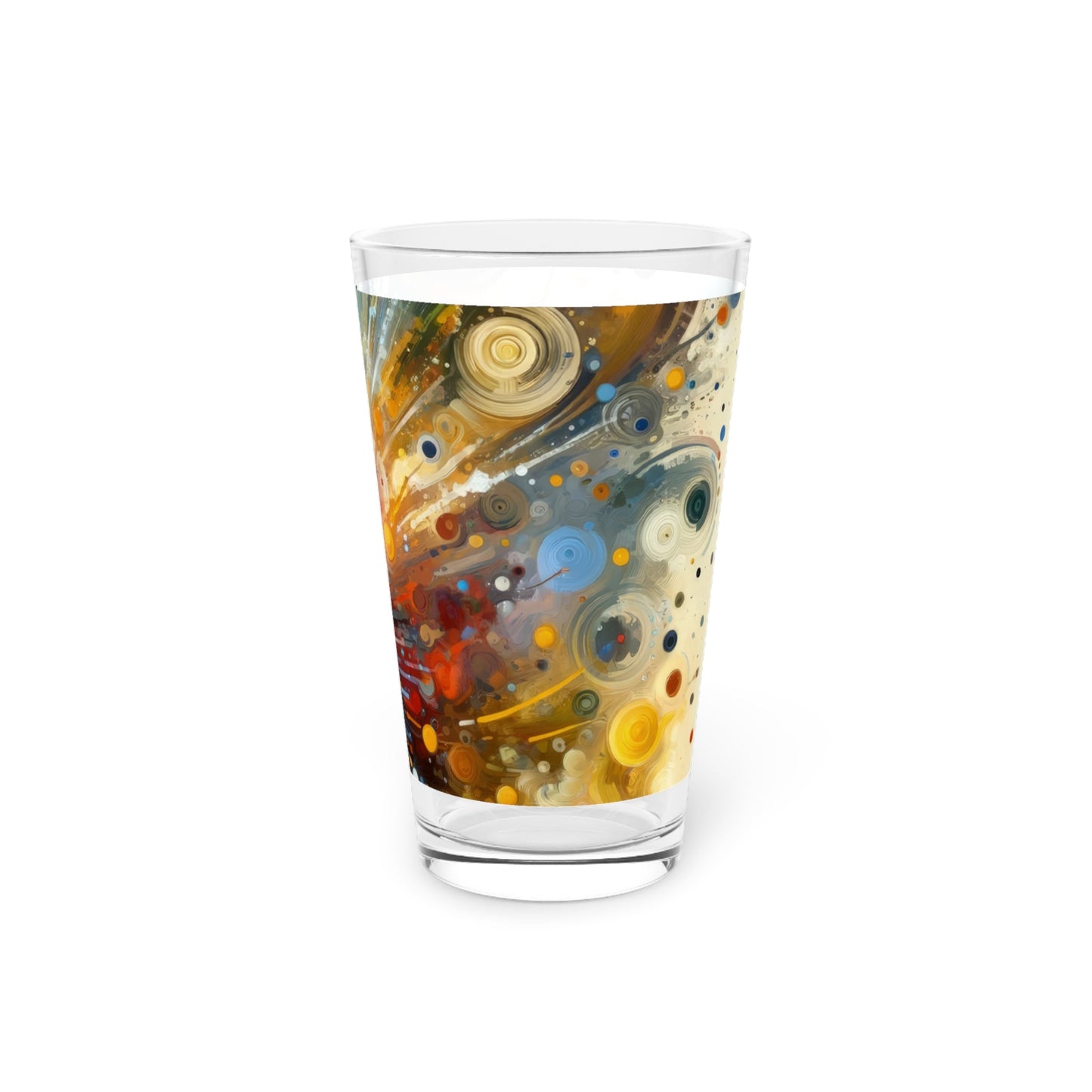 Desire Visualization Tachism Pint Glass, 16oz - ATUH.ART