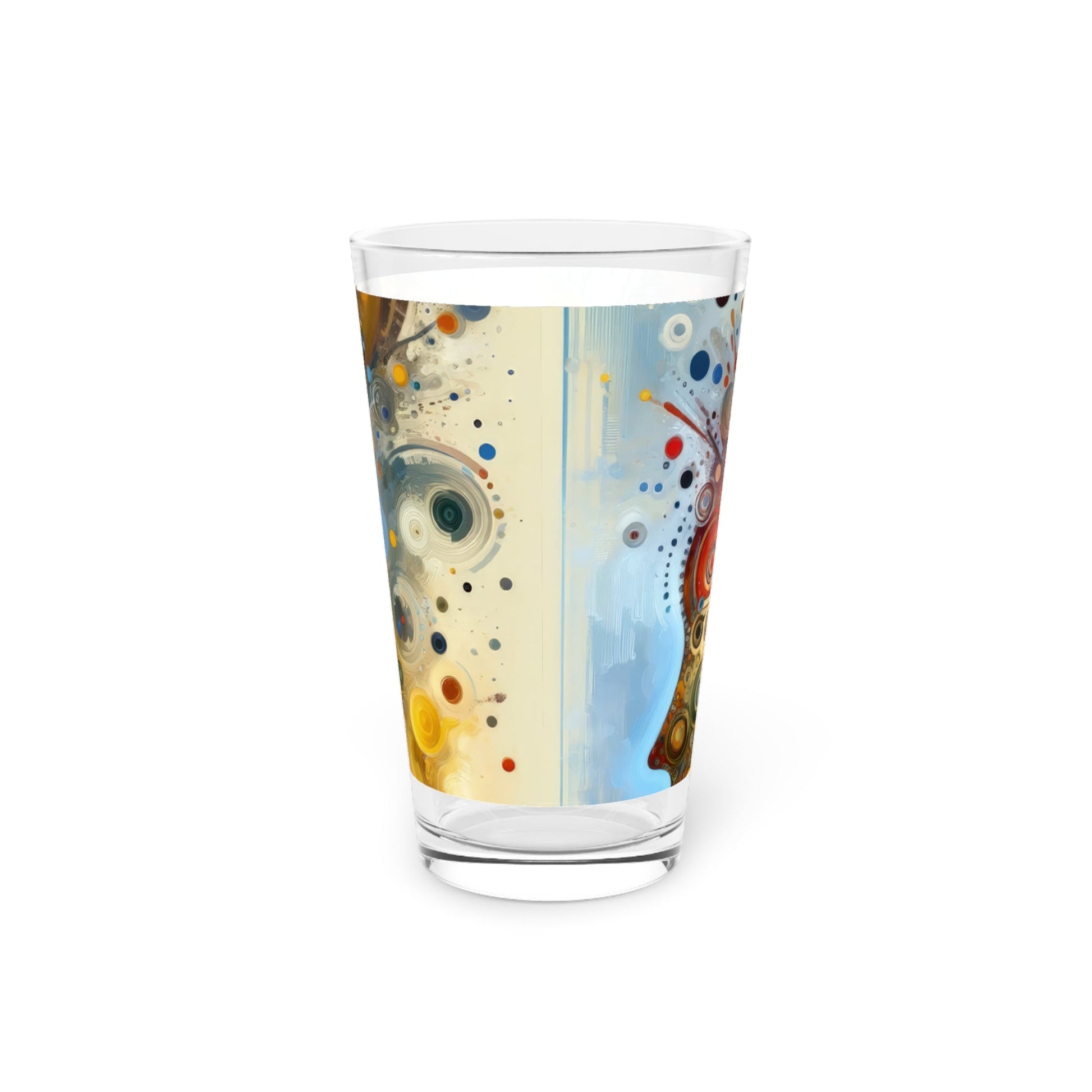 Desire Visualization Tachism Pint Glass, 16oz - ATUH.ART