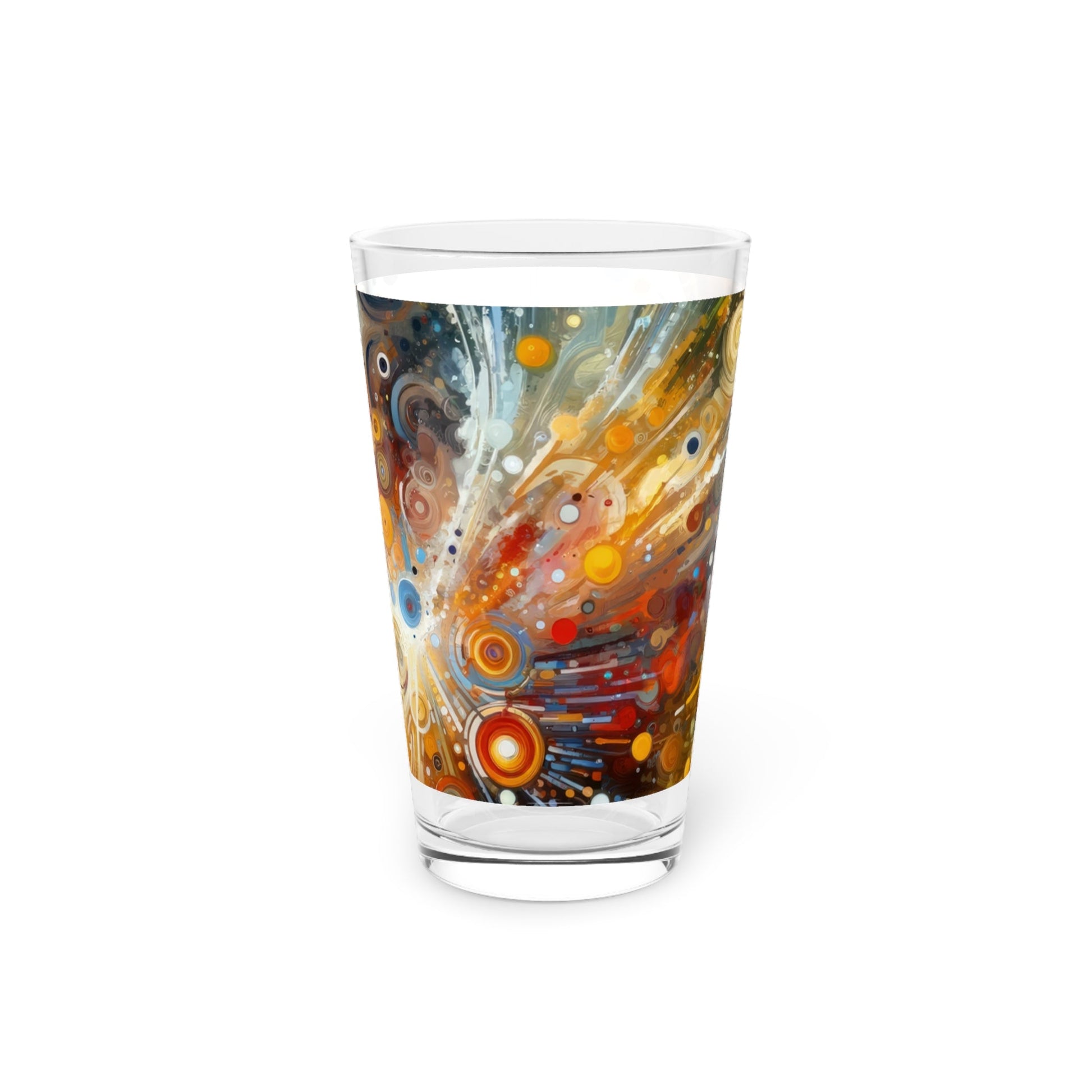 Desire Visualization Tachism Pint Glass, 16oz - ATUH.ART