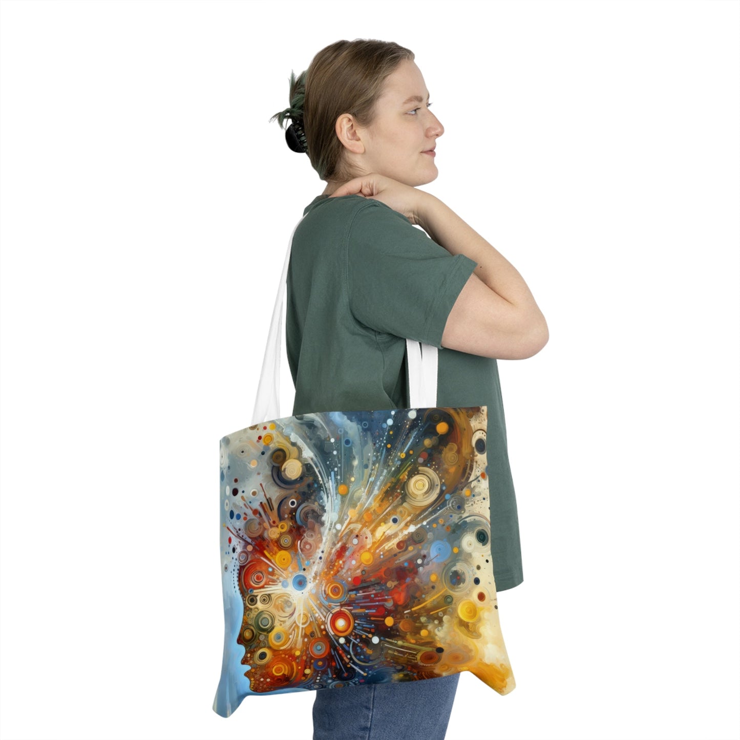 Desire Visualization Tachism Shoulder Tote Bag (AOP) - ATUH.ART