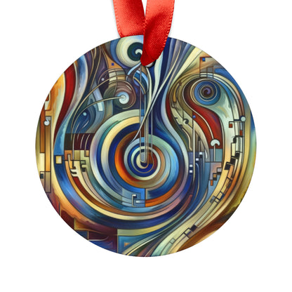 Dexterity Empathetic Repetition Acrylic Ornament with Ribbon - ATUH.ART
