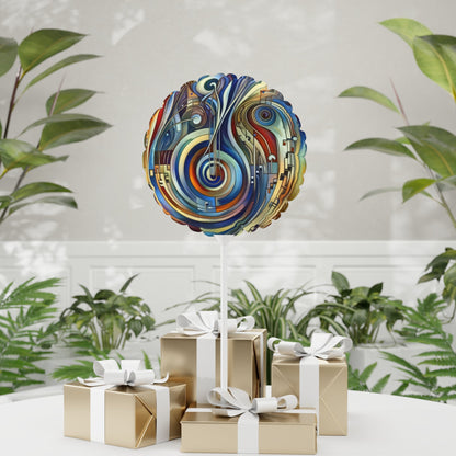 Dexterity Empathetic Repetition Balloon (Round and Heart-shaped), 11" - ATUH.ART