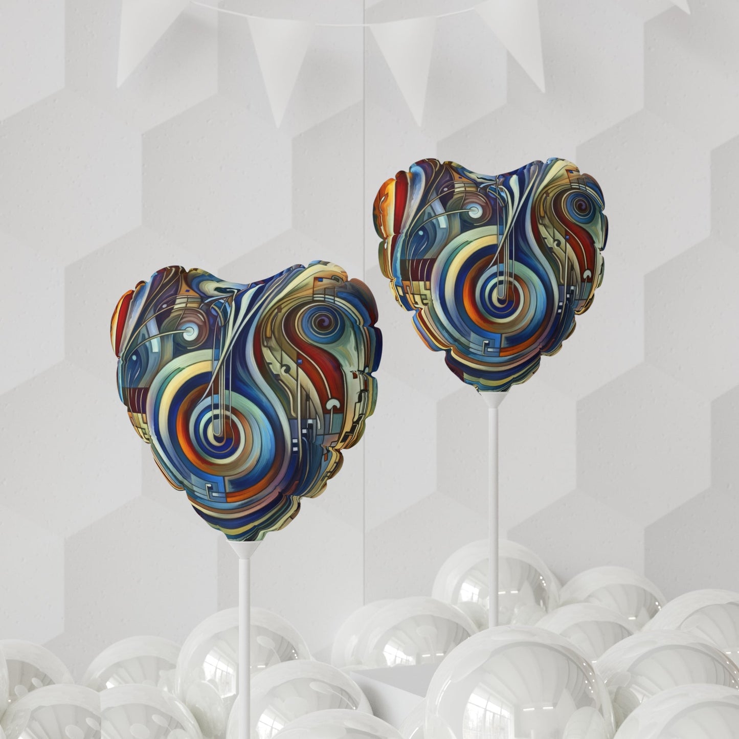 Dexterity Empathetic Repetition Balloon (Round and Heart-shaped), 11" - ATUH.ART