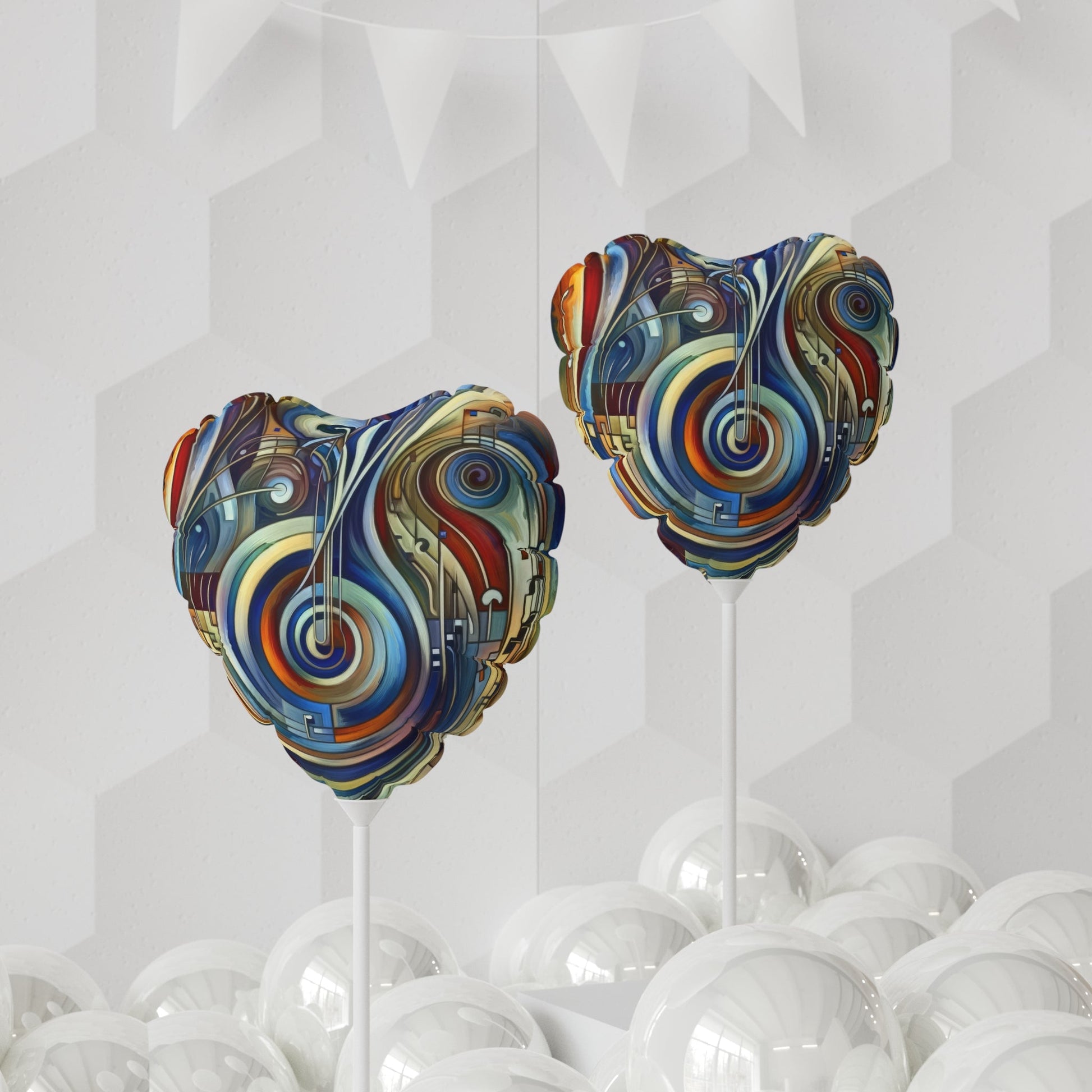 Dexterity Empathetic Repetition Balloon (Round and Heart-shaped), 11" - ATUH.ART