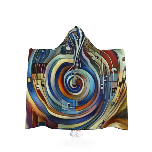 Dexterity Empathetic Repetition Hooded Blanket - ATUH.ART