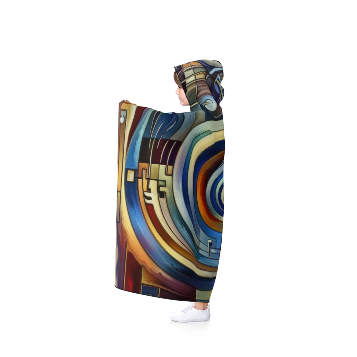 Dexterity Empathetic Repetition Hooded Blanket - ATUH.ART