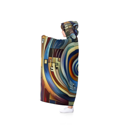 Dexterity Empathetic Repetition Hooded Blanket - ATUH.ART