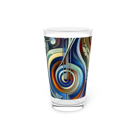 Dexterity Empathetic Repetition Pint Glass, 16oz - ATUH.ART