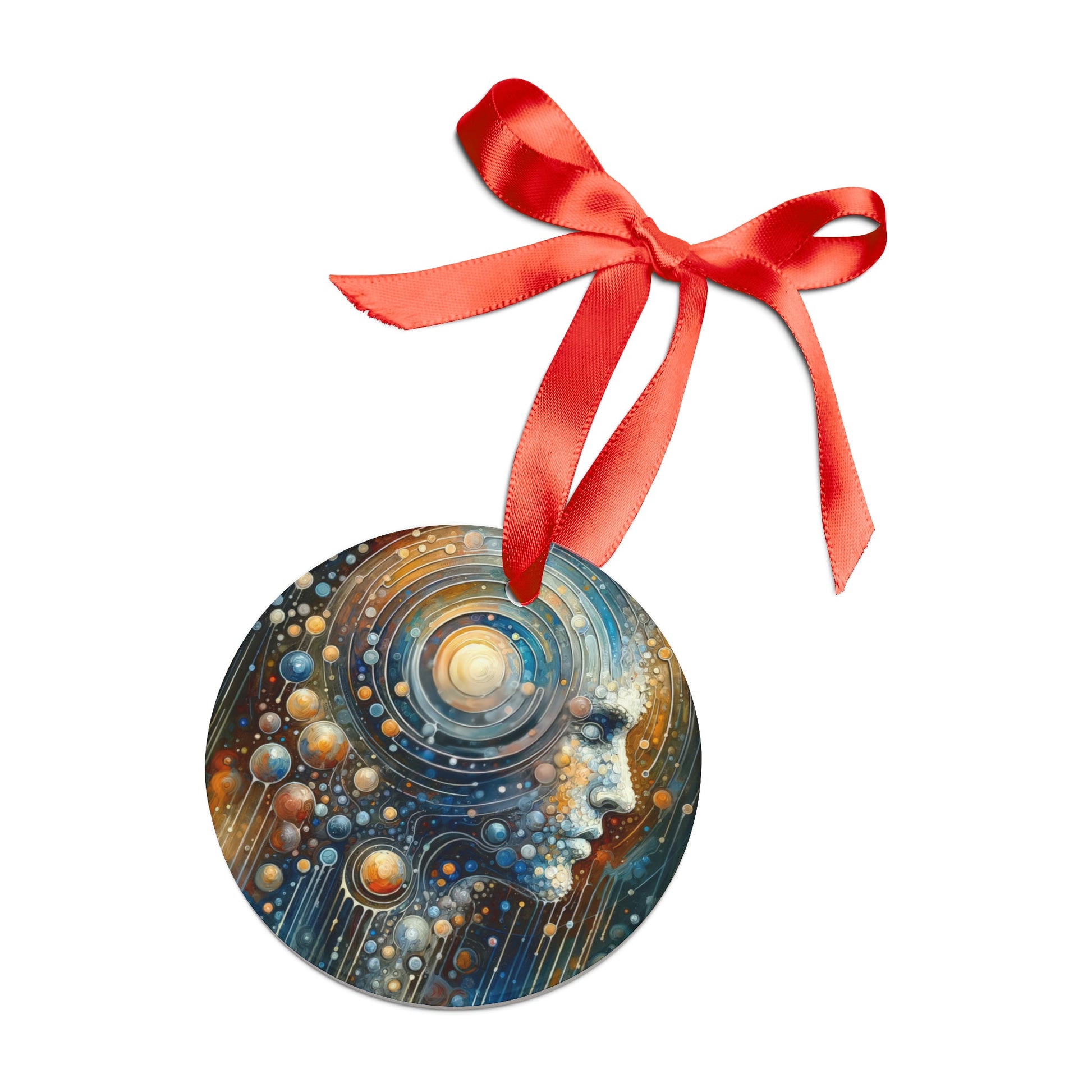 Dialogue Nuances Attunement Acrylic Ornament with Ribbon - ATUH.ART