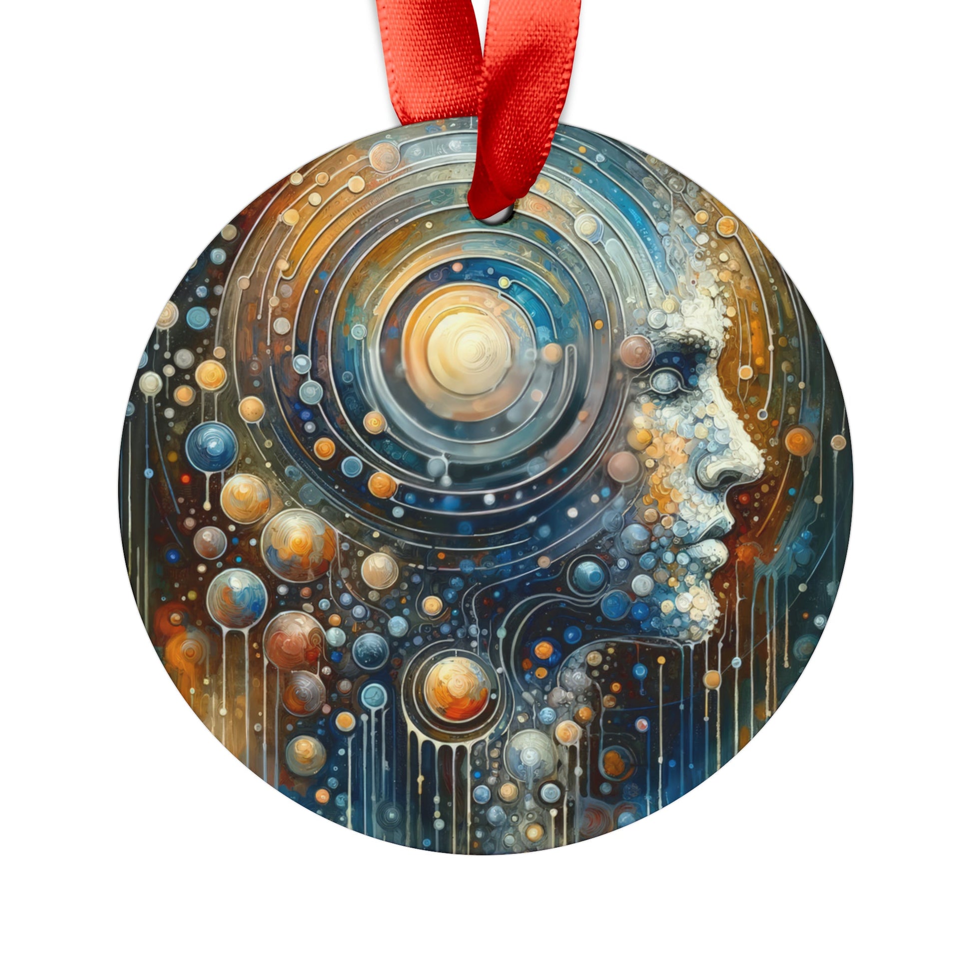 Dialogue Nuances Attunement Acrylic Ornament with Ribbon - ATUH.ART