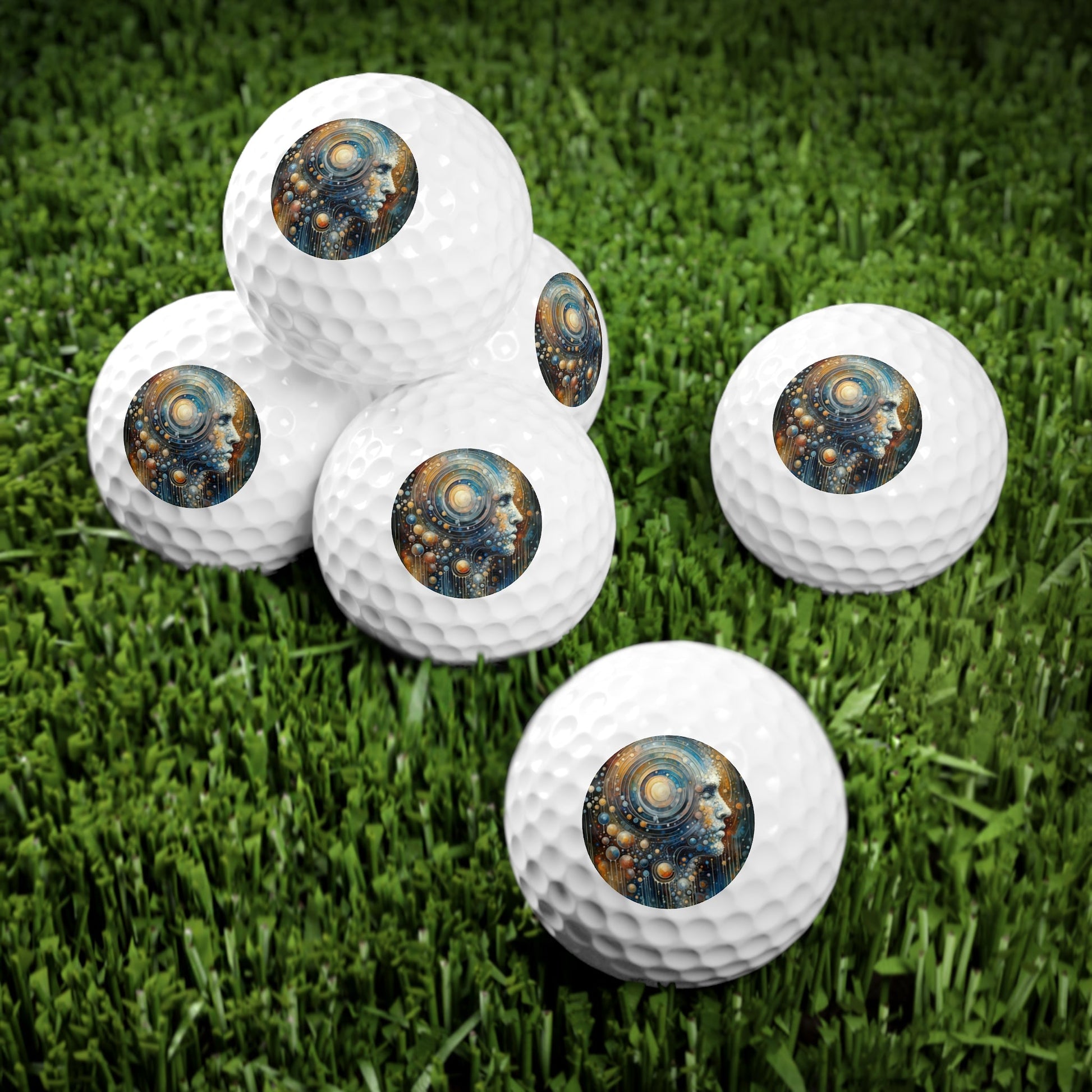 Dialogue Nuances Attunement Golf Balls, 6pcs - ATUH.ART