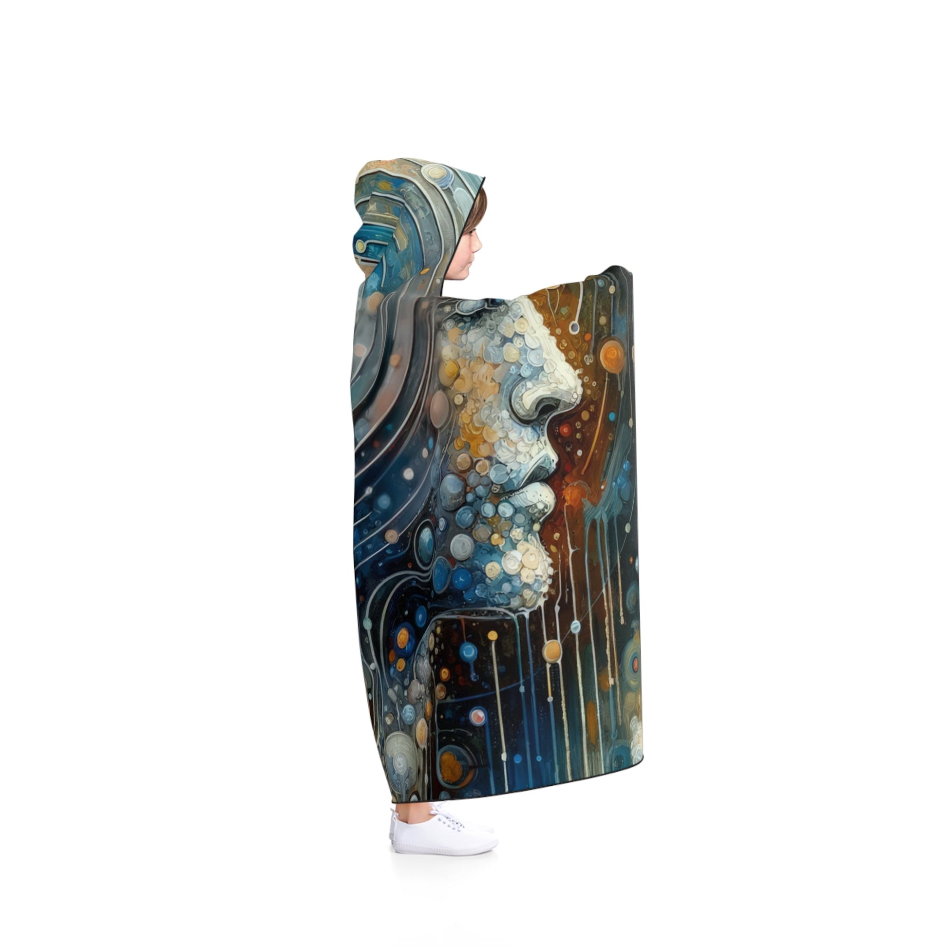 Dialogue Nuances Attunement Hooded Blanket - ATUH.ART