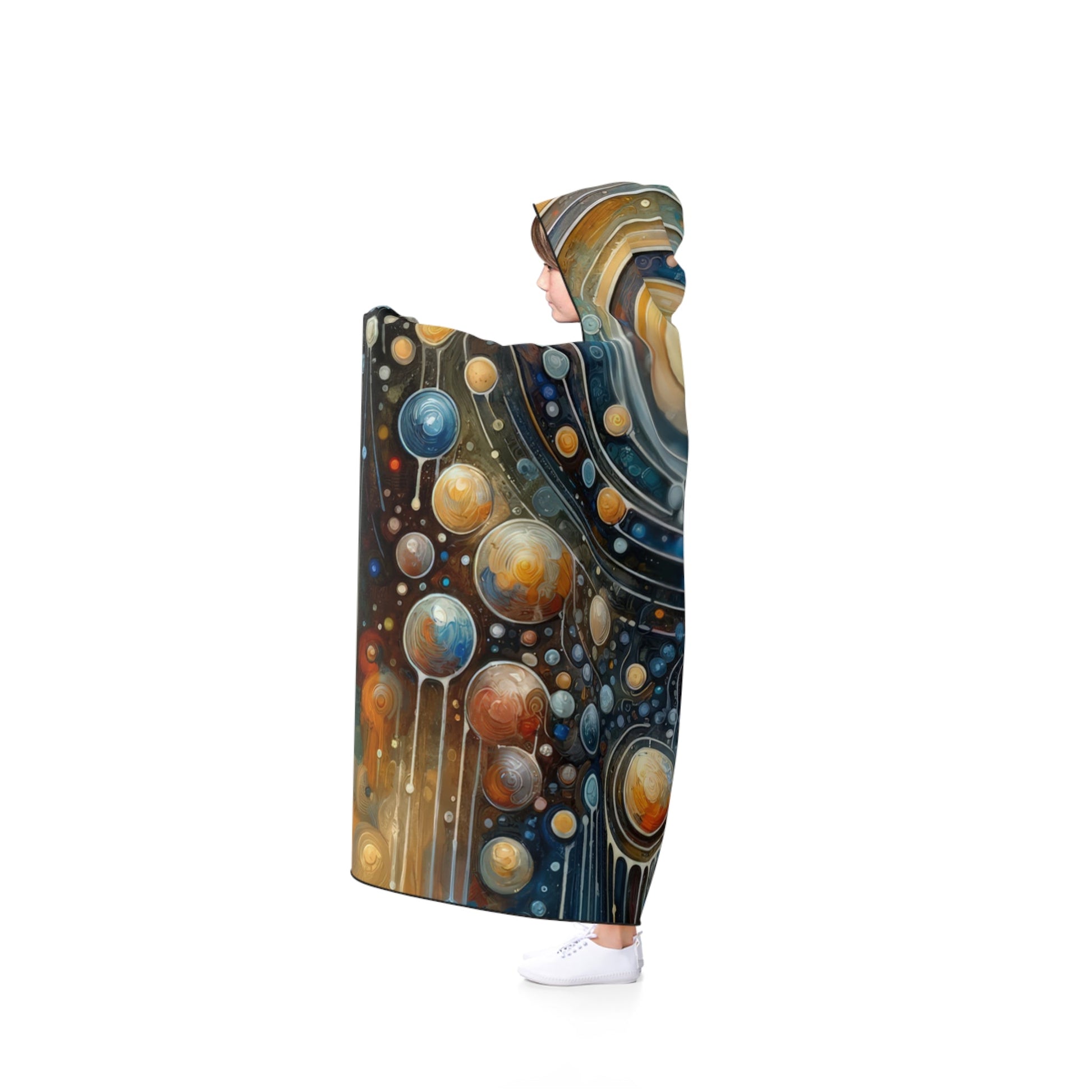 Dialogue Nuances Attunement Hooded Blanket - ATUH.ART