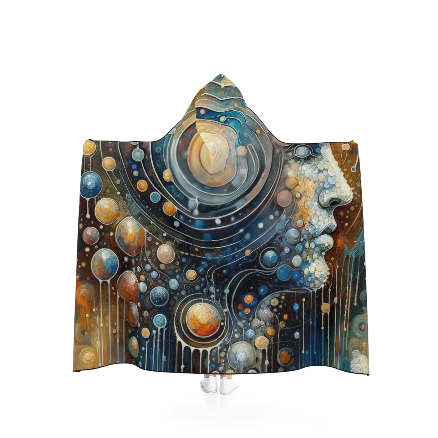 Dialogue Nuances Attunement Hooded Blanket - ATUH.ART