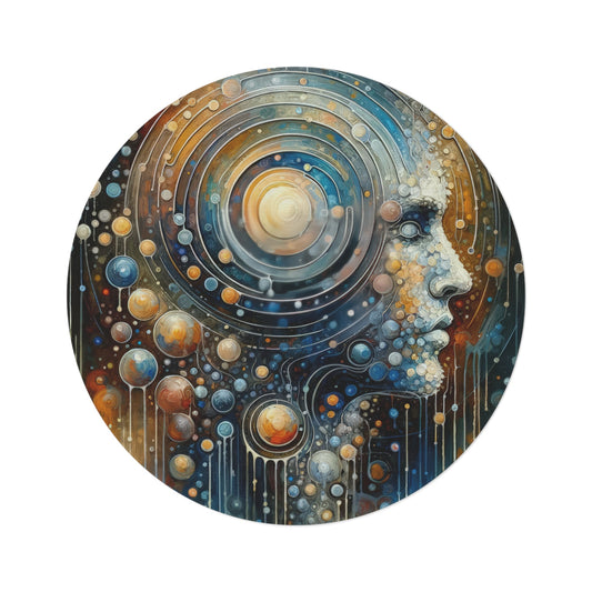 Dialogue Nuances Attunement Round Rug - ATUH.ART