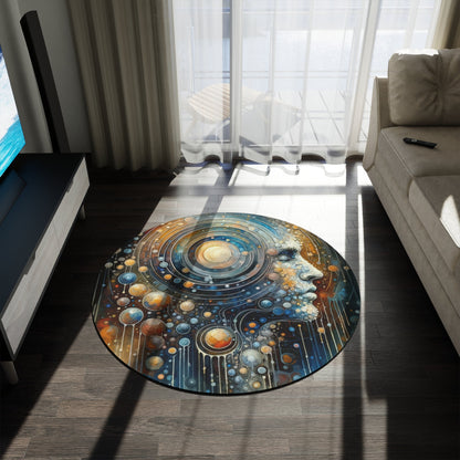 Dialogue Nuances Attunement Round Rug - ATUH.ART