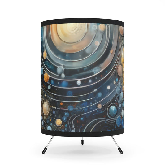 Dialogue Nuances Attunement Tripod Lamp with High-Res Printed Shade, US\CA plug - ATUH.ART