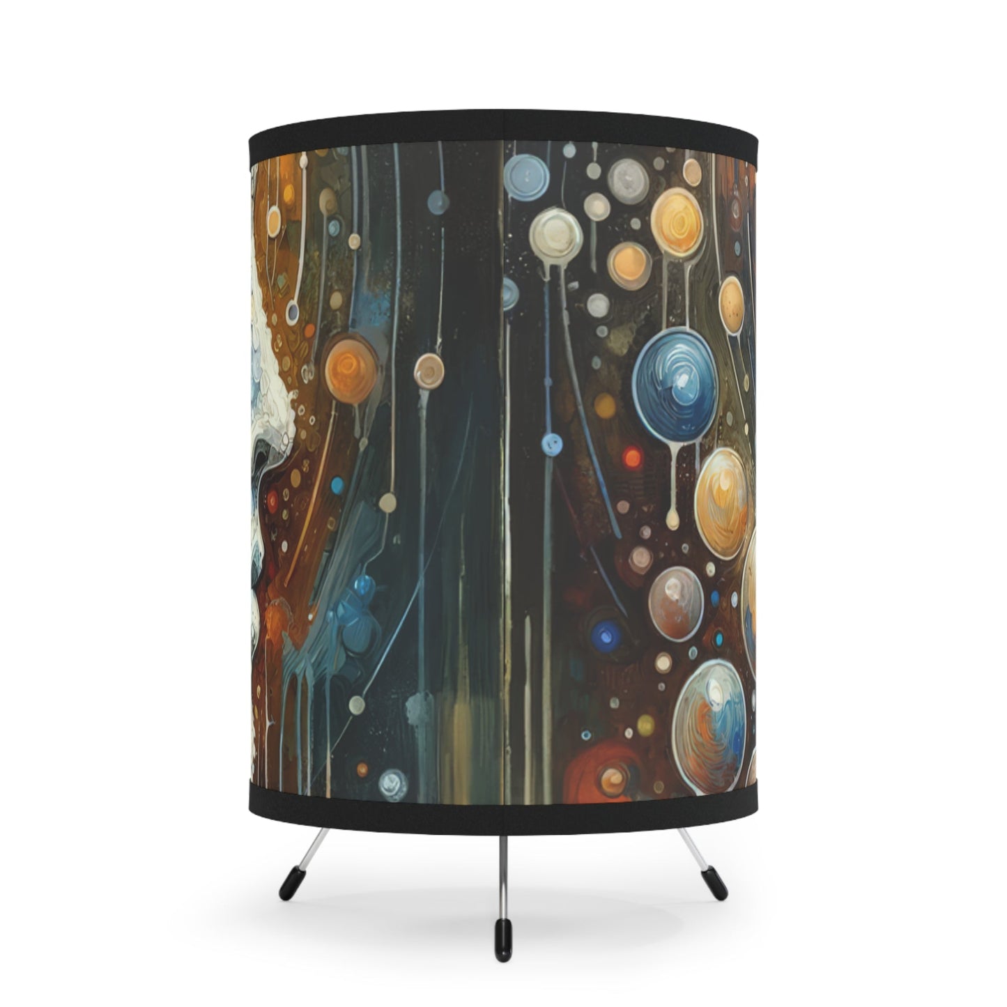 Dialogue Nuances Attunement Tripod Lamp with High-Res Printed Shade, US\CA plug - ATUH.ART