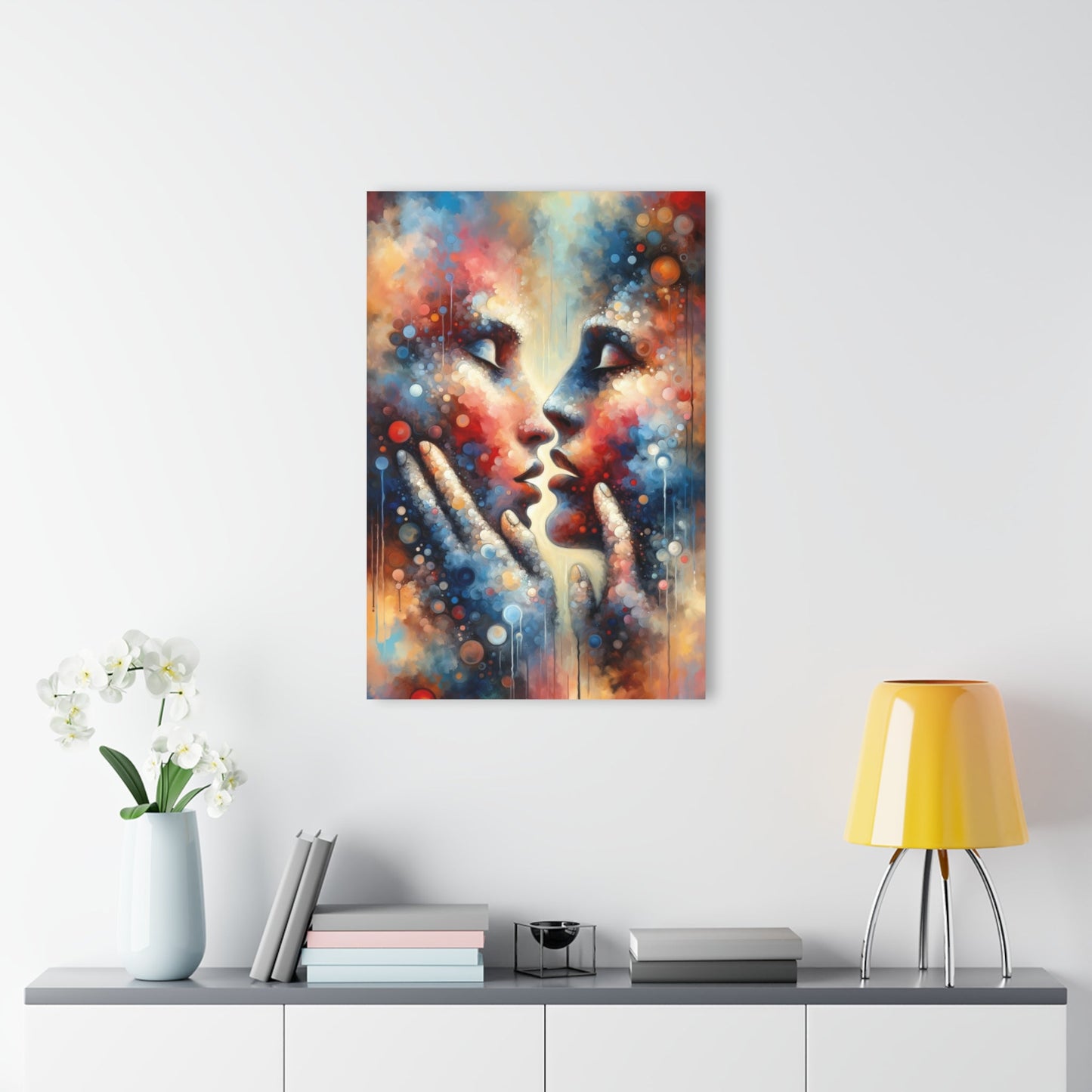 Dialogue Trust Tachism Acrylic Prints (French Cleat Hanging) - ATUH.ART