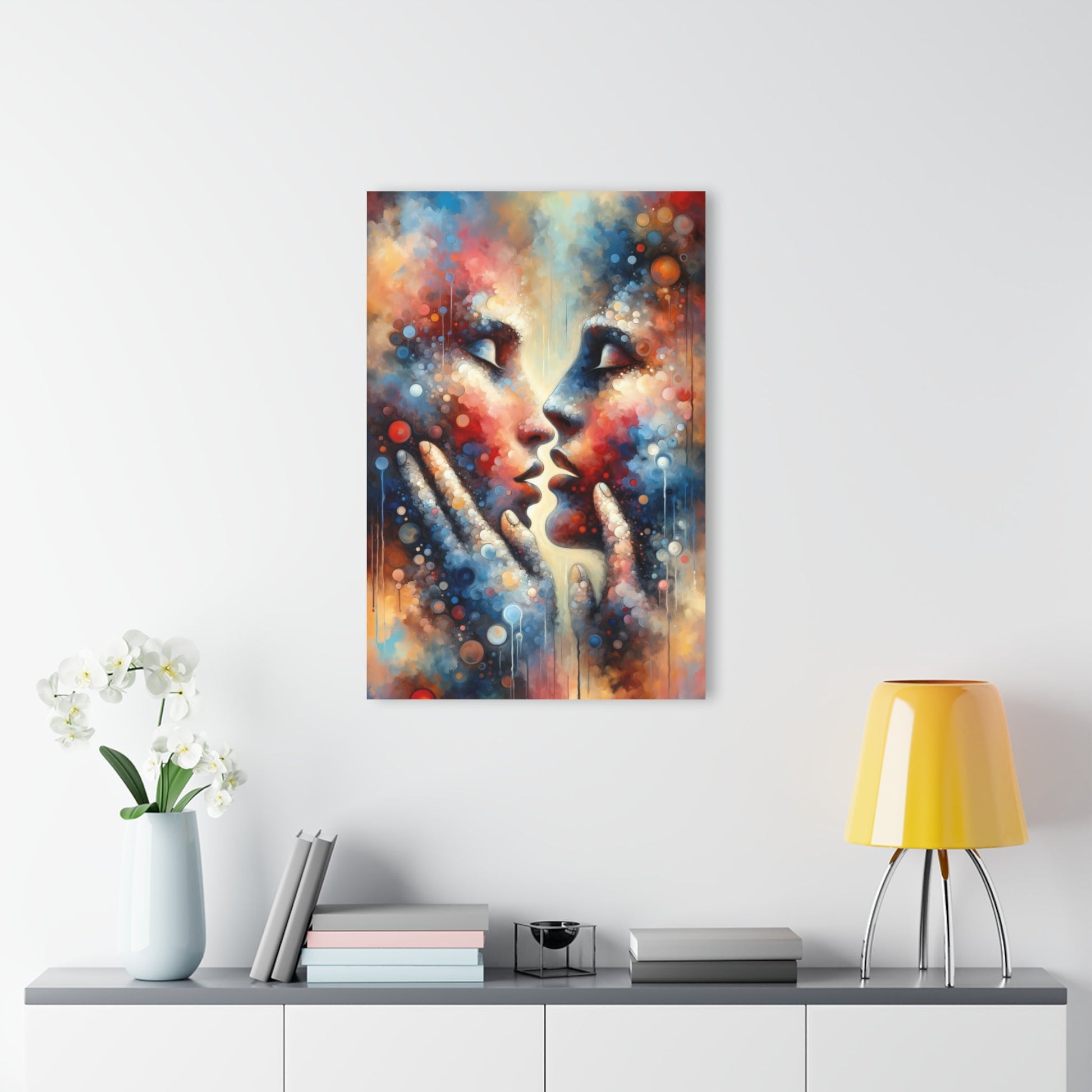 Dialogue Trust Tachism Acrylic Prints (French Cleat Hanging) - ATUH.ART