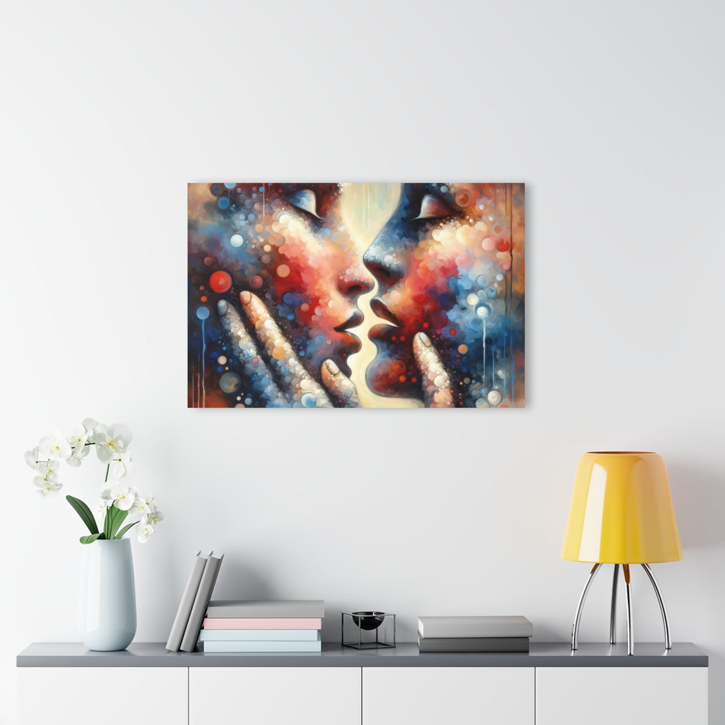 Dialogue Trust Tachism Acrylic Prints (French Cleat Hanging) - ATUH.ART