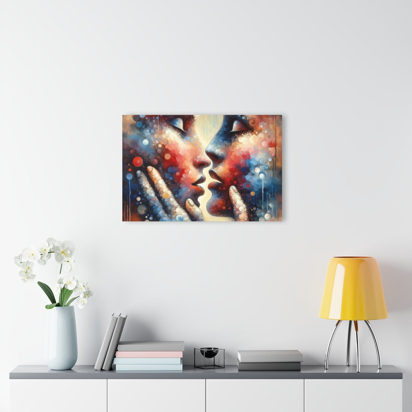 Dialogue Trust Tachism Acrylic Prints (French Cleat Hanging) - ATUH.ART