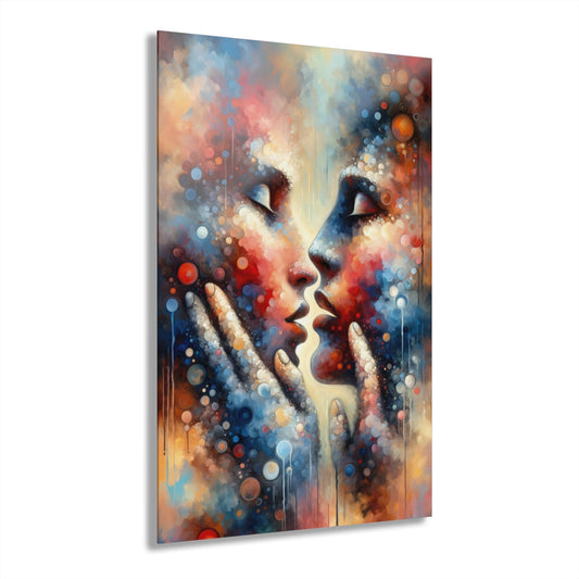 Dialogue Trust Tachism Acrylic Prints (French Cleat Hanging) - ATUH.ART