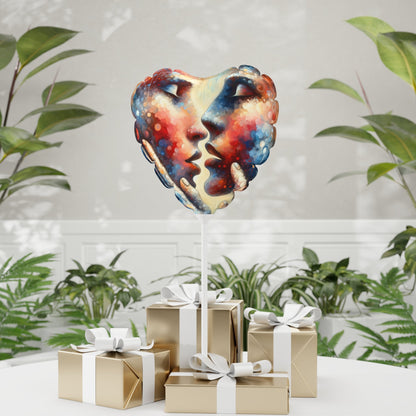 Dialogue Trust Tachism Balloon (Round and Heart-shaped), 11" - ATUH.ART
