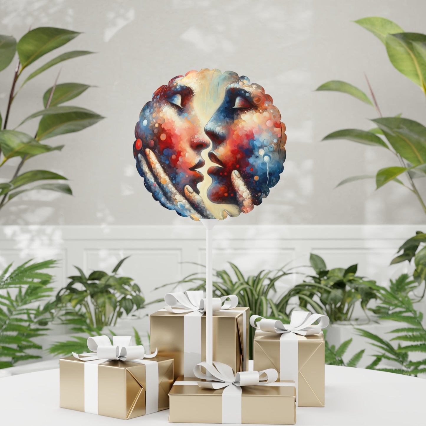 Dialogue Trust Tachism Balloon (Round and Heart-shaped), 11" - ATUH.ART