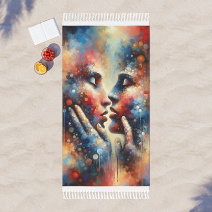 Dialogue Trust Tachism Boho Beach Cloth - ATUH.ART