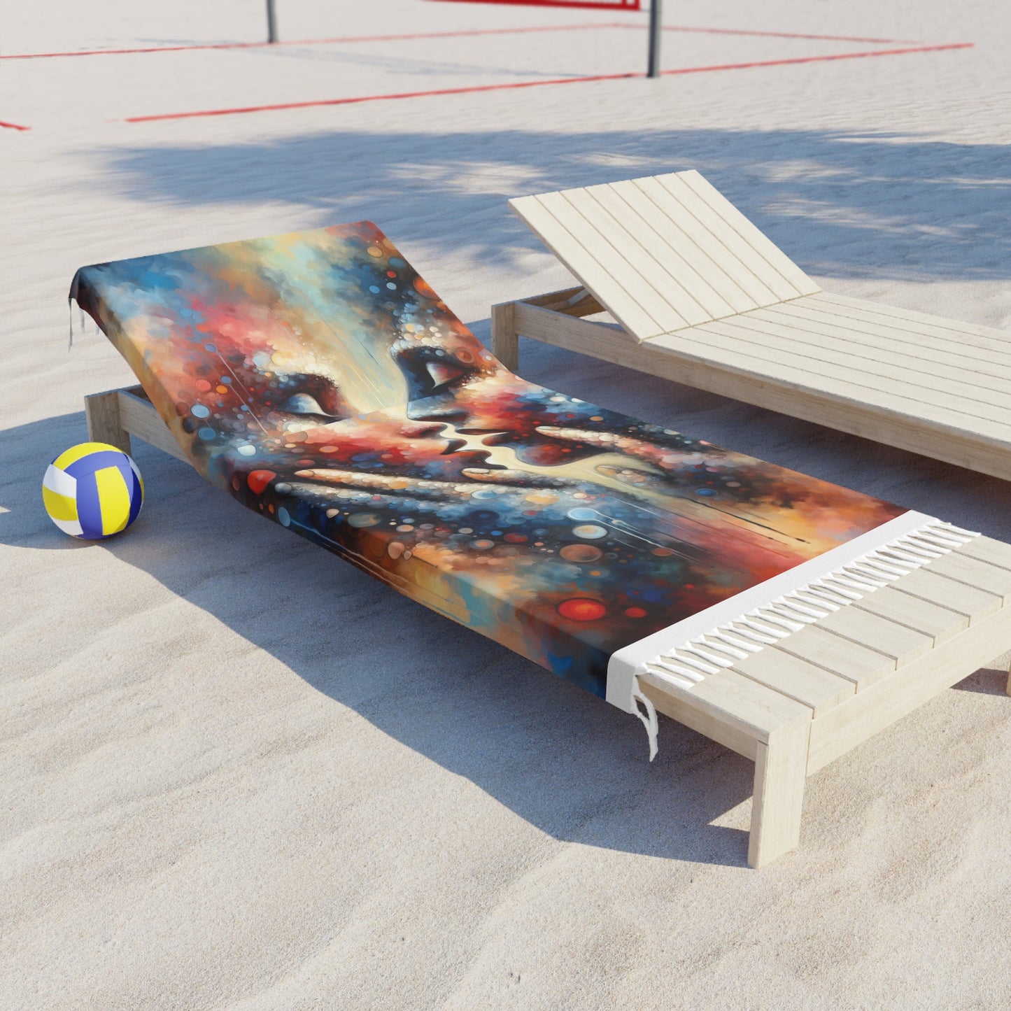 Dialogue Trust Tachism Boho Beach Cloth - ATUH.ART
