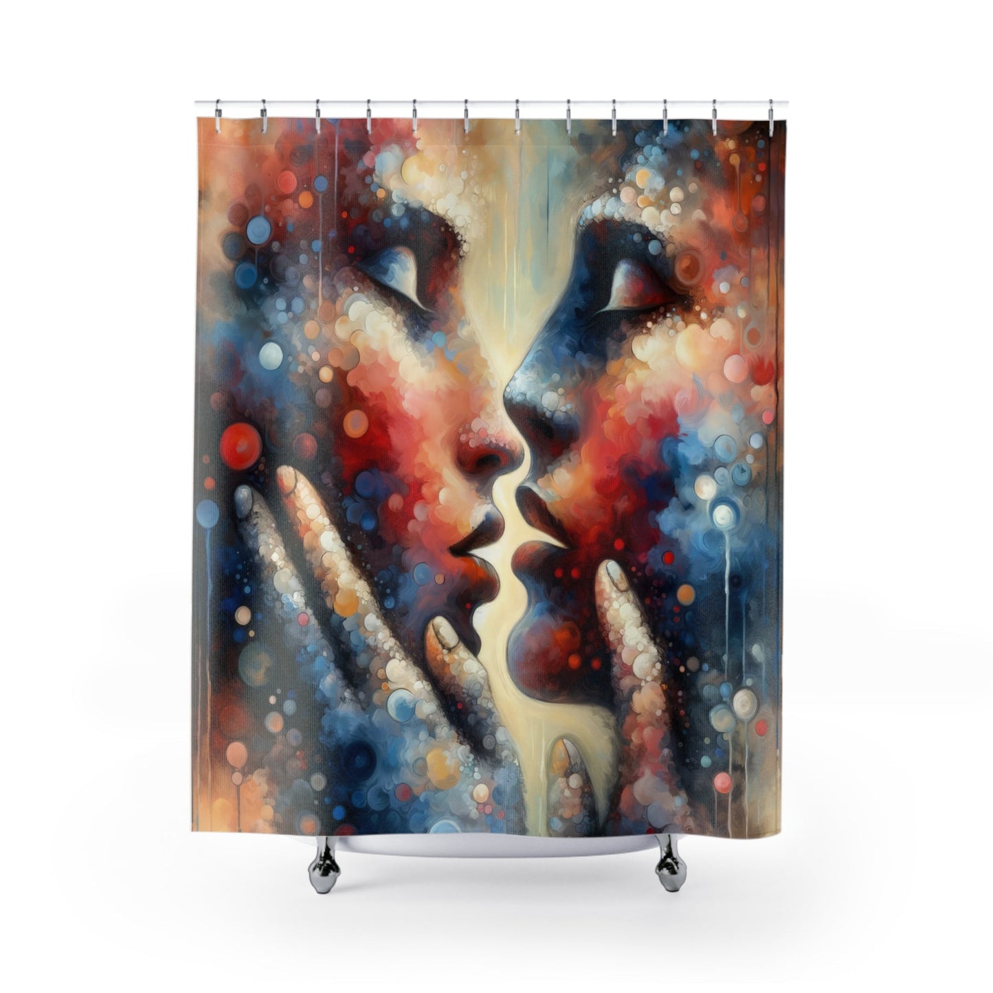 Dialogue Trust Tachism Shower Curtains - ATUH.ART